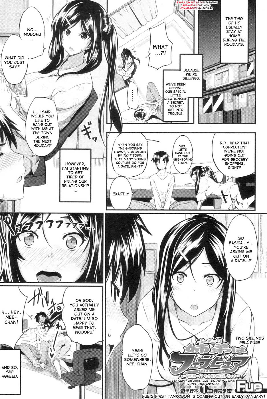 Hentai Manga Comic-Two Siblings' Fela Pure-Chapter 6-1